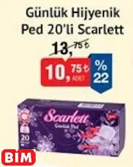 SCARLETT GÜNLÜK HİJYENİK PED